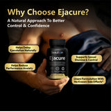 Ejacure Unani Capsules for Men - Ashwagandha, Shatavari, Safed Musli & Kaunch Beej Blend - Supports Stamina, Endurance & Vitality