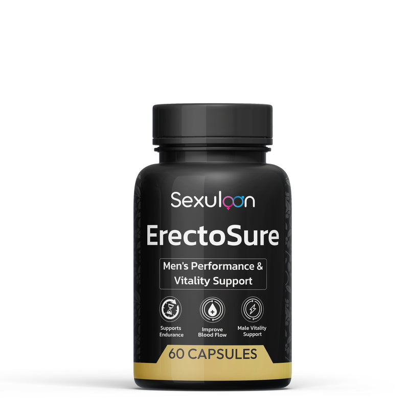 Erectosure Men's Wellness Capsules - Natural Vitality, Blood Flow & Stamina Booster