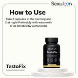 TestoFix Unani Formula Capsules for Men - Supports Energy, Stamina & Performance