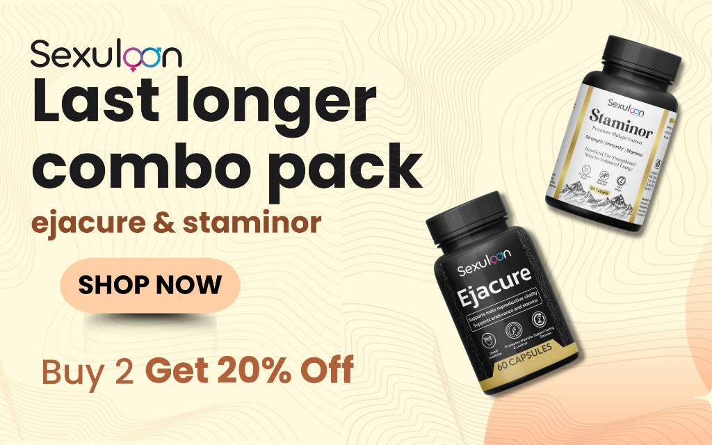 Longer erection combo — ErectoSure & Staminor